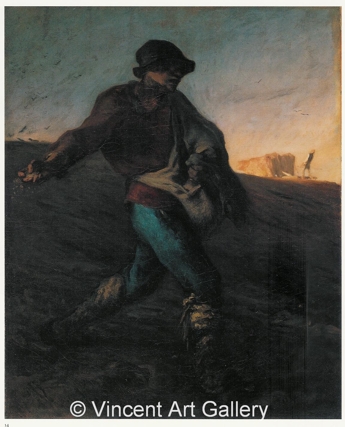 A3447, MILLET, The Sower 001